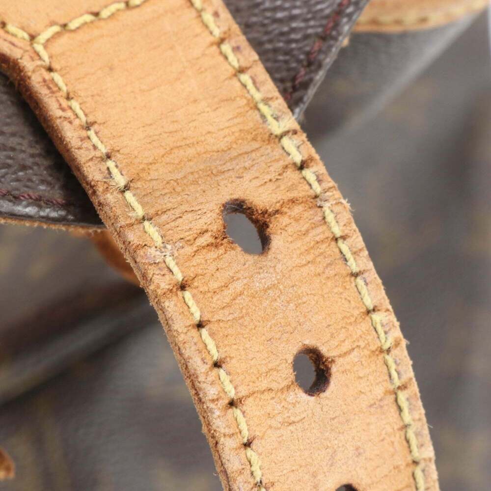 LOUIS VUITTON Brown Monogram Leather Backpack - Picture 7 of 10